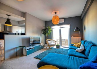 Open plan living area