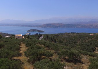 Vue sur la baie de Souda et les Montagnes Blanches