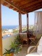 The living room balcony - shade from the summer sun